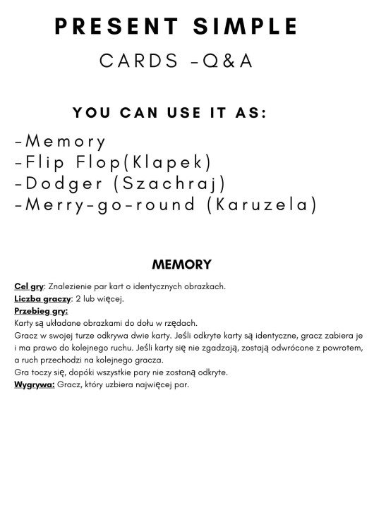 present simple -sample