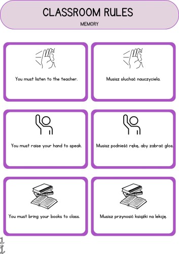 school rules sample 1
