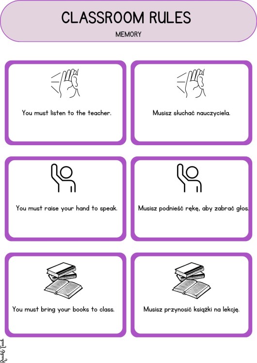 school rules sample 1