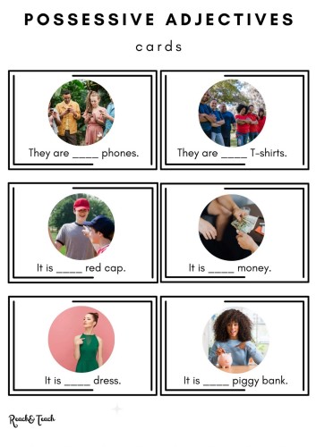 possessive adj – sample